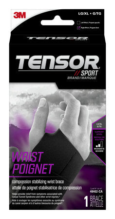 3M 48402-CA Tensor Sport Compression Stabilizing Wrist Brace 48402-CA, Right Hand, Large/Extra Large 3M 7100245490