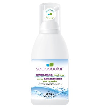 Hand Soaps Soapopular 10550 Triclosan-free Antibacterial Hand Soap (550 ml)