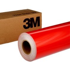 Graphic Film 3M 680CR-72-48X50 Removable Reflective Graphic Film With Comply Adhesive 680CR-72 Red (48 Inch x 50 Yards)