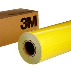 Graphic Film 3M 680CR-81-48X50 Removable Reflective Graphic Film With Comply Adhesive 680CR-81 Lemon Yellow (48 Inch x 50 Yards)