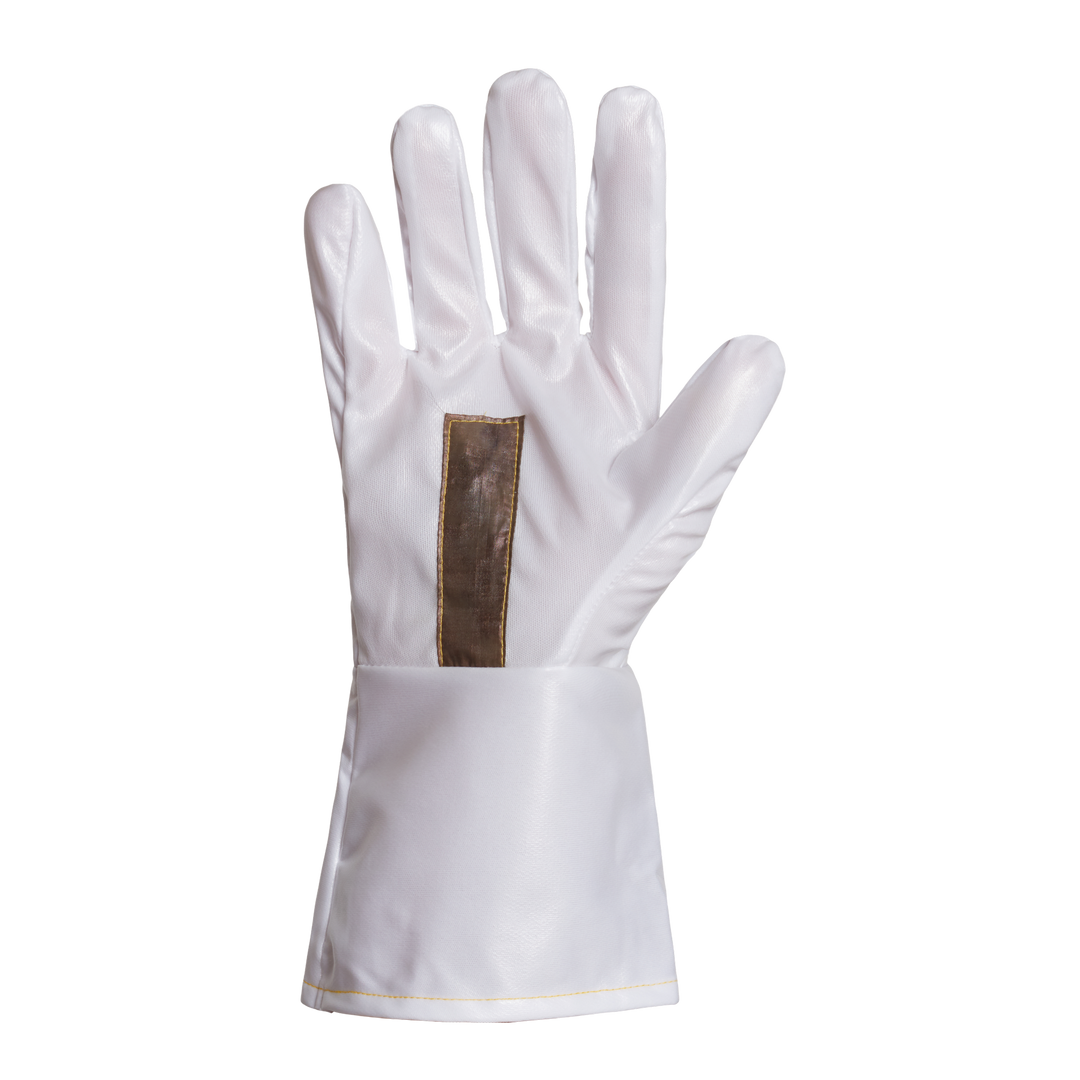 Superior Glove 1401XS2GH Ground Hog Spray Painters Glove, Pu/Nylon, Conductive Silver Stripe In Palms