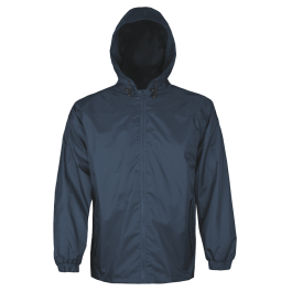 Viking BT Elements 240D-XXL  ~  Unisex Waterproof Hooded Jacket in Dusk Blue (2X-Large) - Ariba Safety