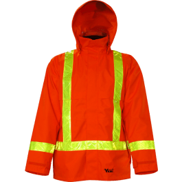 Viking Journeyman 3010J-3XL  ~  300D Trilobal Rip-stop Heavy Duty Rain Jacket (3X-Large) - Ariba Safety