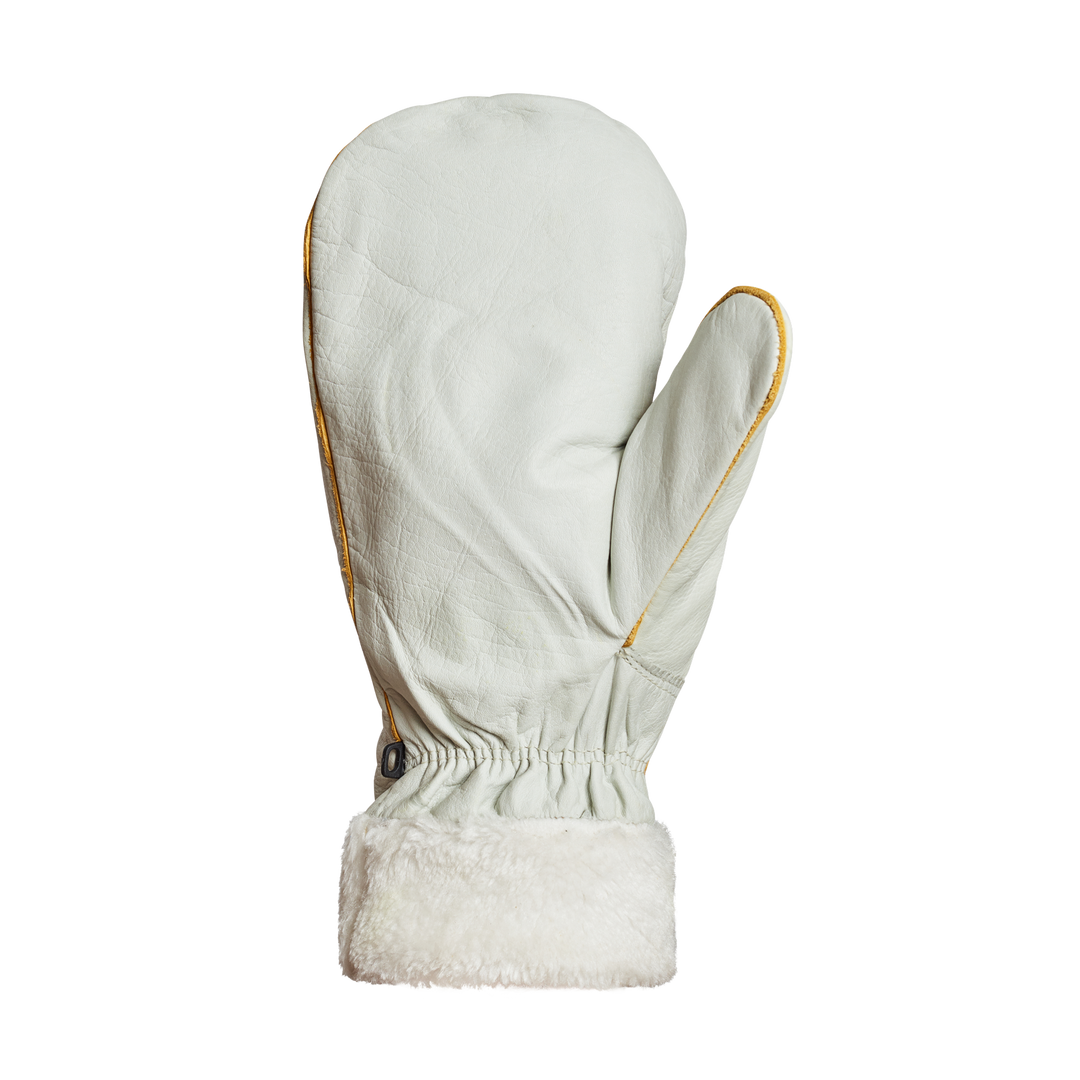 Reusable Gloves Superior Glove 304BOA Winter Chopper Cowgrain Mitt Fully BOA Fleece Lined (One Size)