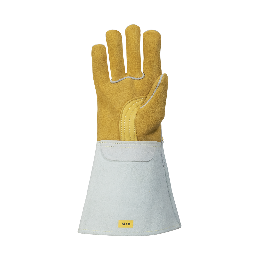 Superior Glove 305ENLBS Glove - Endura Grain Elkskin Welders Nomex Lined Back Split Leather Cuff