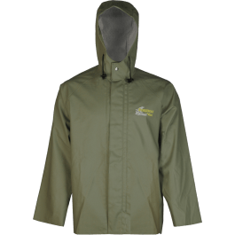 Viking Norseman 3125J-L  ~  Fisherman Oil Resistant/Flexible Jacket in Moss Green - 0.45mm (Large) - Ariba Safety