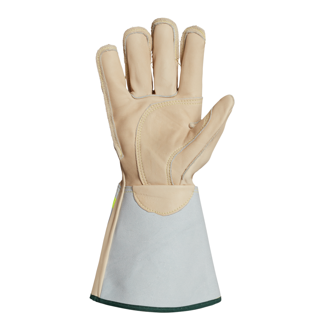 Reusable Gloves Superior Glove 365DLX6M Deluxe Lineman Glove Kevlar Sewn - 2 Inch Reflective Cuff (Medium)