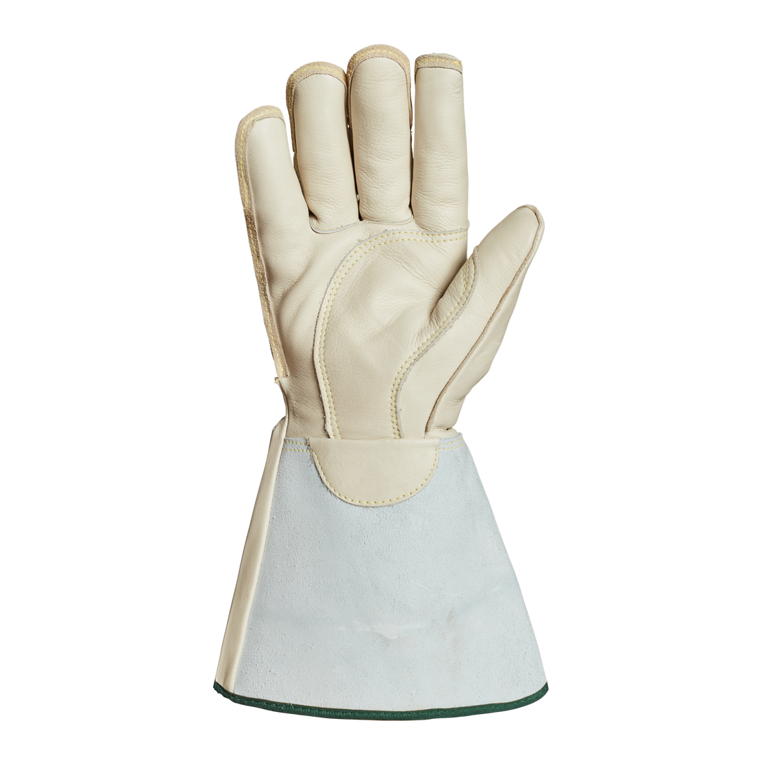 Reusable Gloves Superior Glove 365DLXDTLL Deluxe Winter Lineman Glove Thinsulate Lined Kevlar Sewn - 6 Inch Reflective Cuff (Large)