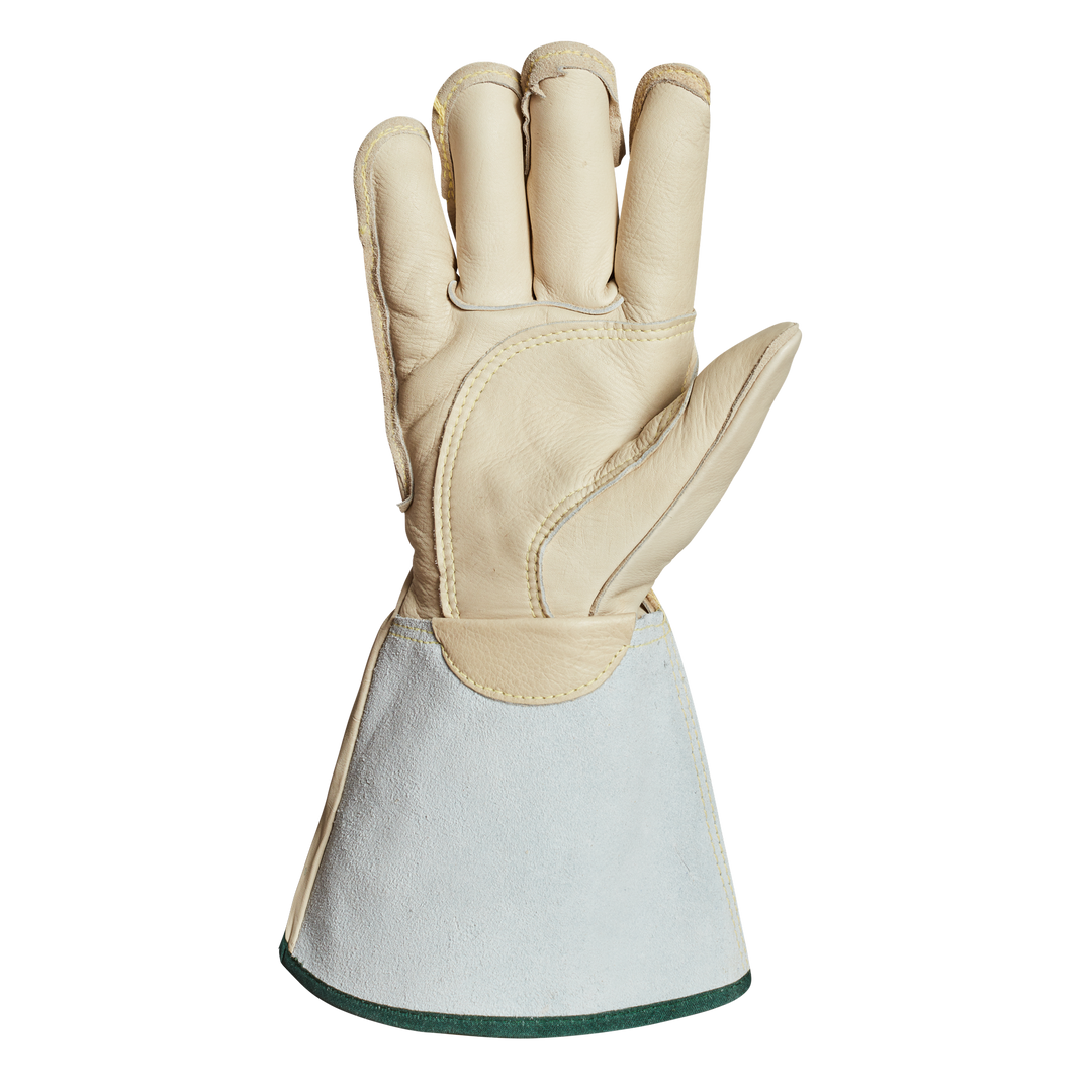Reusable Gloves Superior Glove 365DLXFTLL Deluxe Lineman Glove Thinsulate Lined Kevlar Sewn - 6 Inch Reflective Cuff (Large)