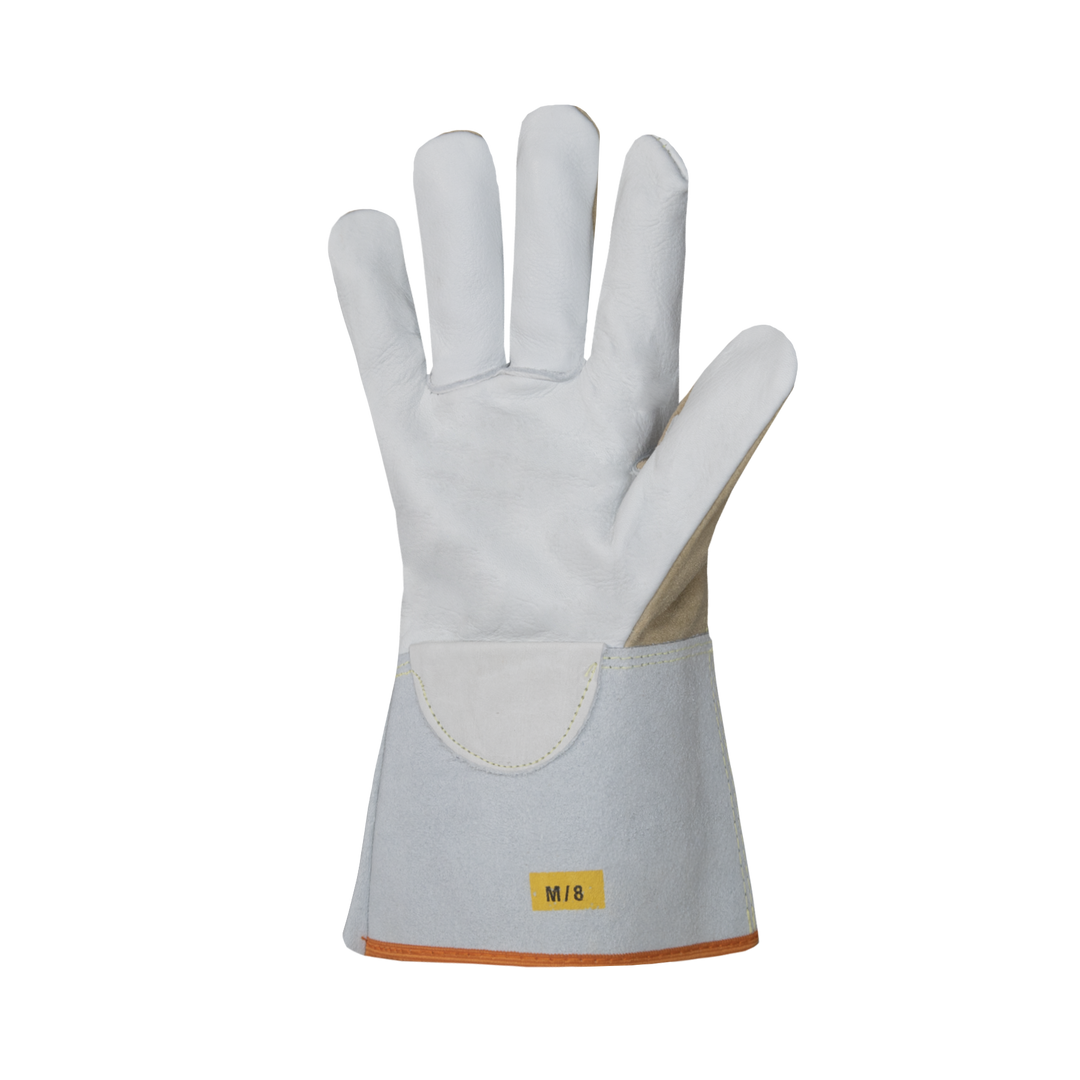 Reusable Gloves Superior Glove 365HBRL Tig Welders Gloves Horsehide Palm/Split Cowgrain Back Kevlar Sewn - 4 Inch Split Cuff (Large)