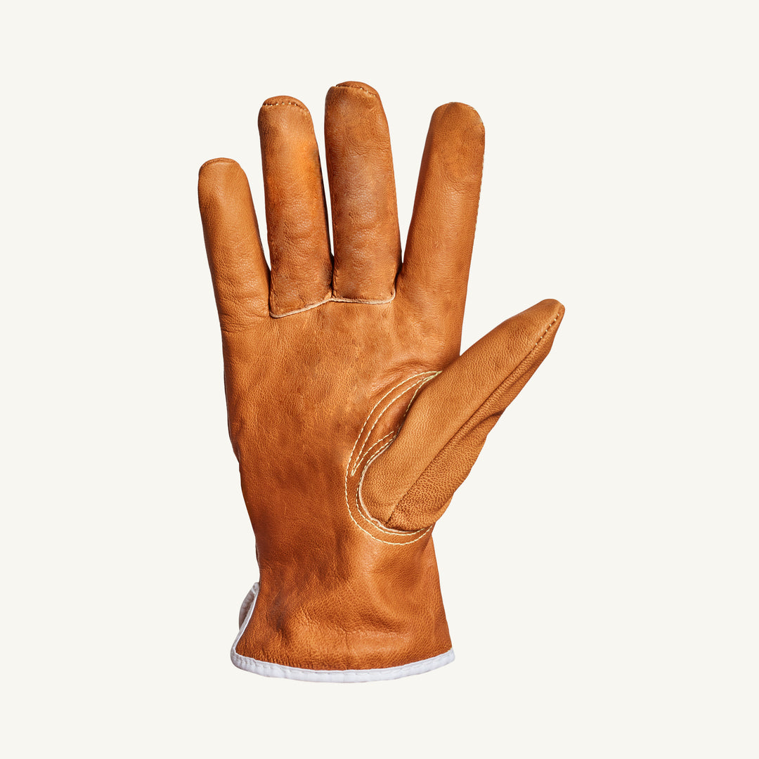 Superior Glove 378GOBKLXS Oilbloc Endura Goatskin Drivers Glove Blended Kevlar Lined ANSI A4 Cut & Puncture Arc Flash 4