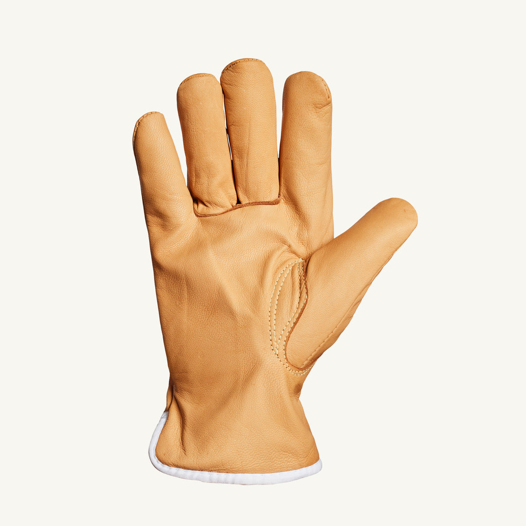 Reusable Gloves Superior Glove 378GOBTKXX Oilbloc Goat-Skin Drivers Glove with Keystone Thumb and Kevlar & Thinsulate Lining (2X-Large)