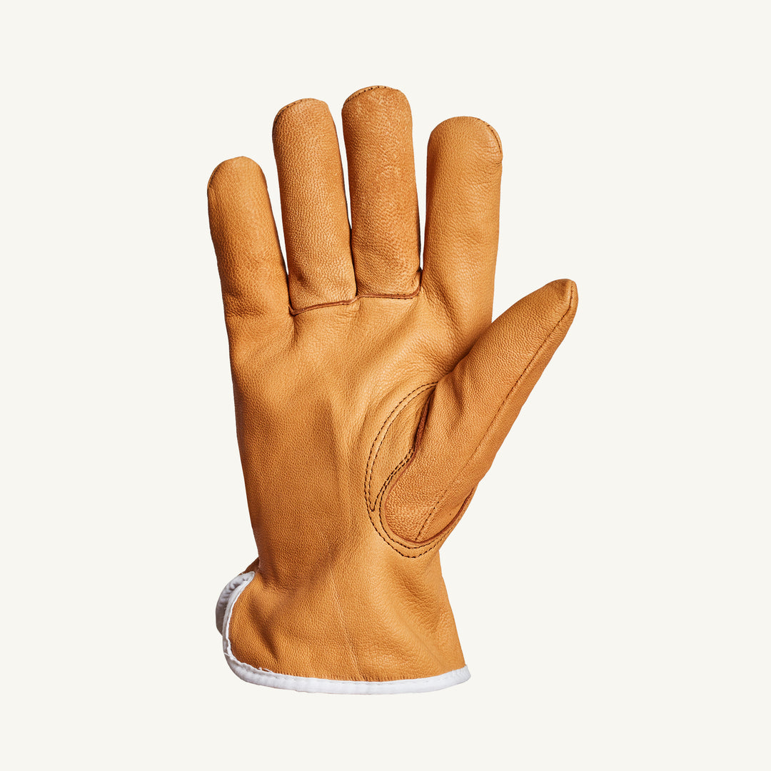 Superior Glove 378GOBTLXS Oilbloc Endura Grain Goatskin Drivers Glove Keystone Thumb Thinsulate Lined