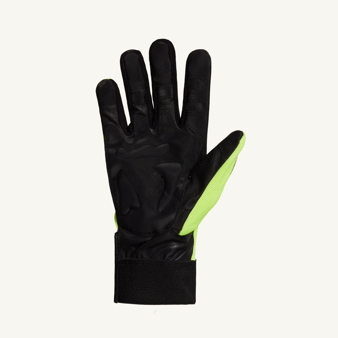 Superior Glove 385CS Lumberwork Chainsaw Glove Mechanics Style 8 Layer Kevlar Lined Bk Superior