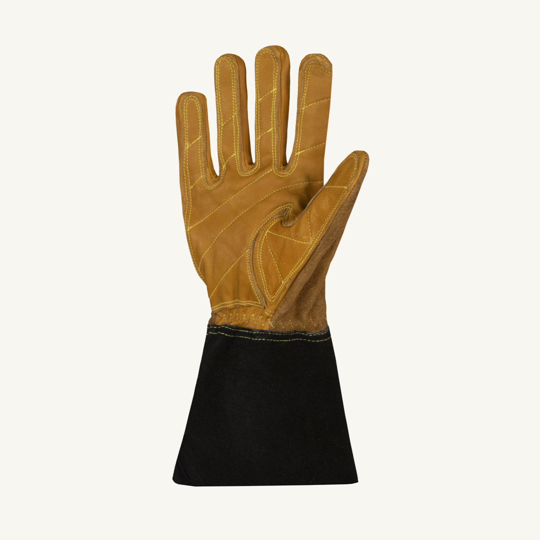 Superior Glove 398GDPXL Glove Endura - Oilbloc Grain Goat Double Palm Split Back Kevlar Sewn Split Leather Cuff