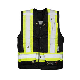 Viking Journeyman 3995FRO-L  ~  Professional Journeyman 300D Trilobal Rip-stop FR Surveyor Vest - Ariba Safety
