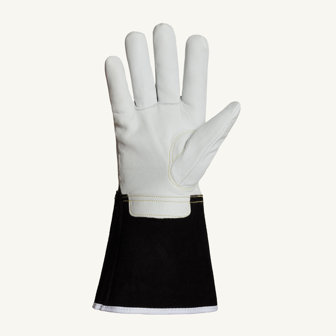 Reusable Gloves Superior Glove 399GKGL5S Goat-Skin Gloves with Blended Kevlar Liner - 5 Inch Split Cuff (Small)