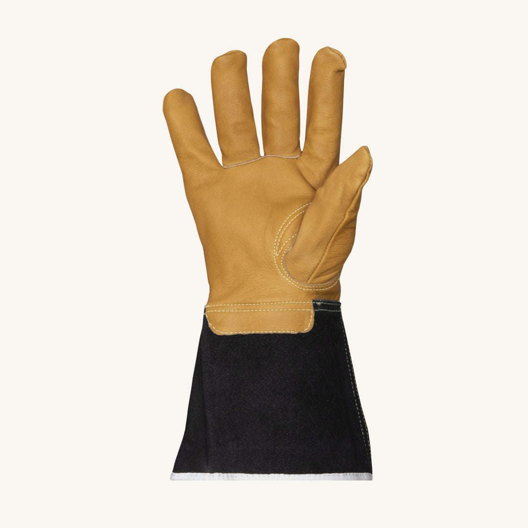 Superior Glove 399OBGKG5S Oilbloc Grain Goat Gloves Blended Kevlar Liner 5 Inch Split Cuff
