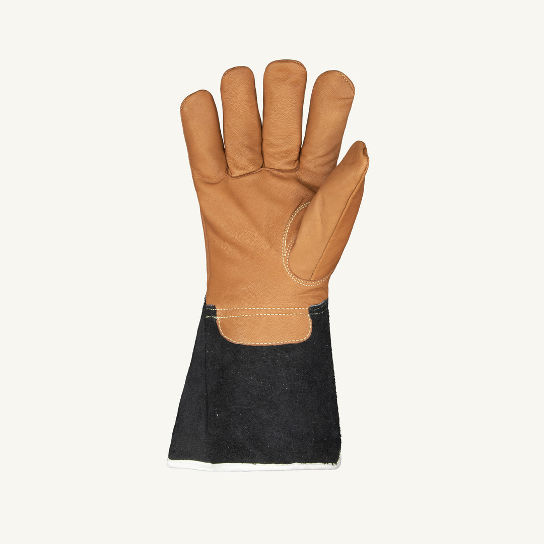 Superior Glove 399OBKGDTL-M Endura - Oilbloc Grain Goat Glv Blended Kevlar Deluxe Thinsulate & Fleece Liner Wide Split Cuff