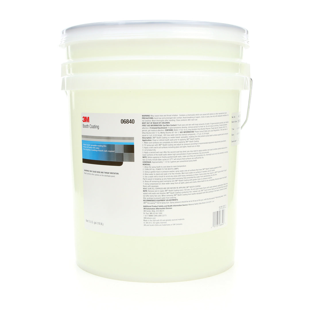Paint Prep 3M 6840 Booth Coating 06840 5 Gallons (18.92 L)
