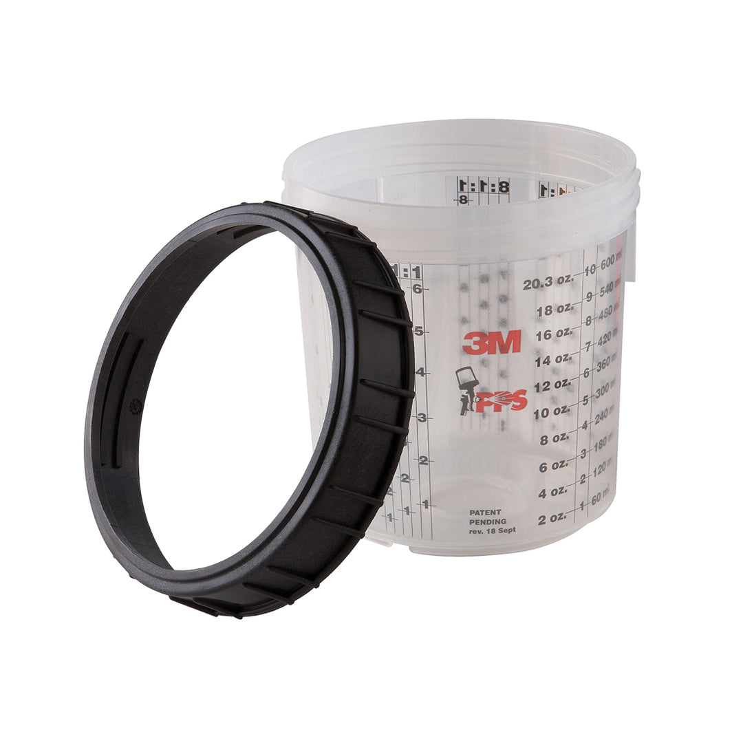 Paint Prep 3M 16001 Paint Prep Mixing Cup / Collar (2)