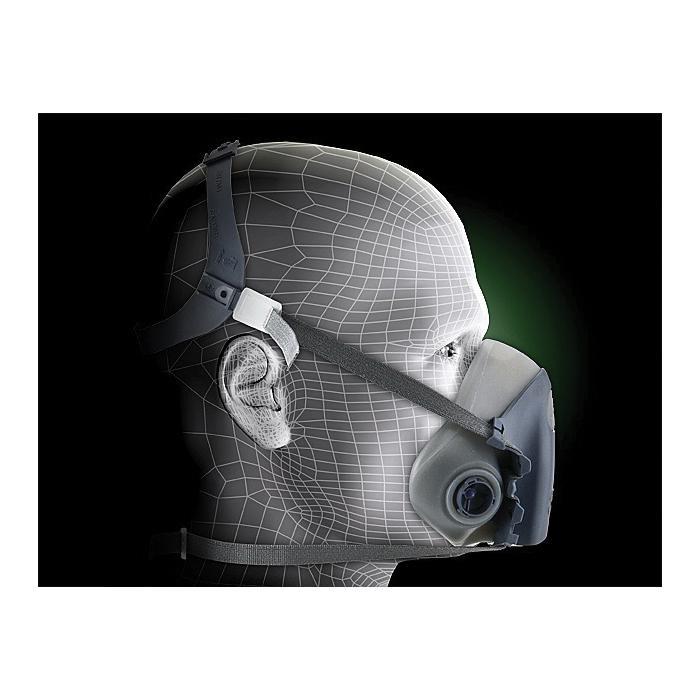 Half Face Respirator 3M 7501 Half Facepiece Reusable Respirator (Small)