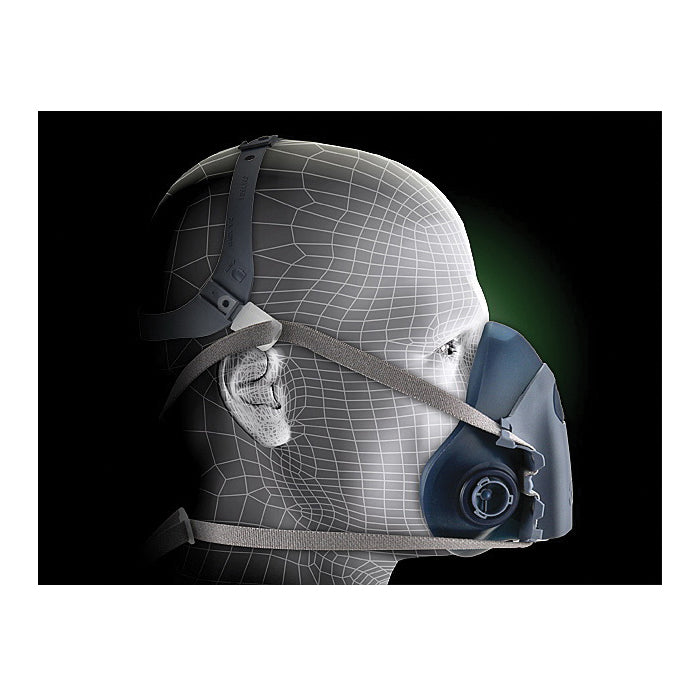 Half Face Respirator 3M 7503 Half Facepiece Reusable Respirator (Large)