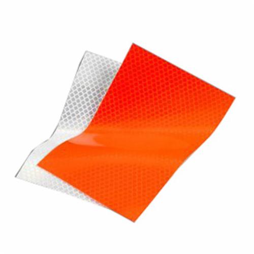 Reflective Sheeting 3M 3910-3914-4X50 Flexible Barrel Wrap Sheeting 3914 Fluorescent Orange (4 Inch x 50 Yards)