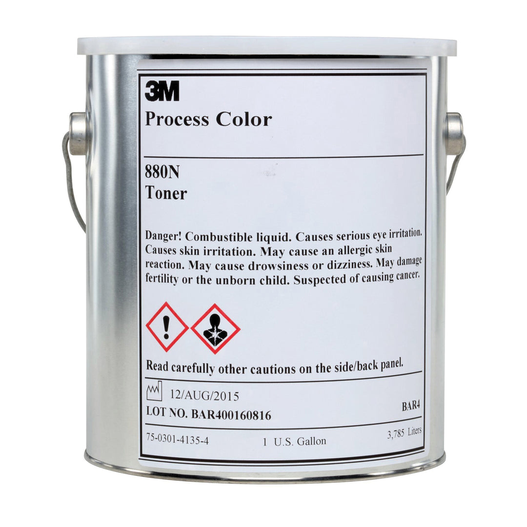 3M 880-00-GAL 3M Transparent Process Colour Toner, 880N, clear, 1 gallon (3.8 L) 3M 880-00-GAL