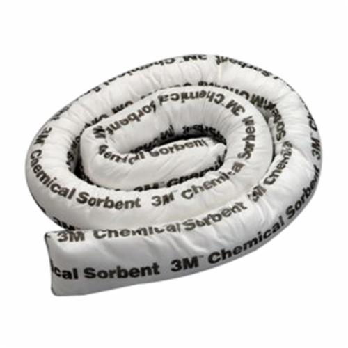 3M T-12 3M Petroleum Sorbent Mini-Boom, T-12, 76 mm x 3.7 m (3 in x 12 ft) 3M T-12