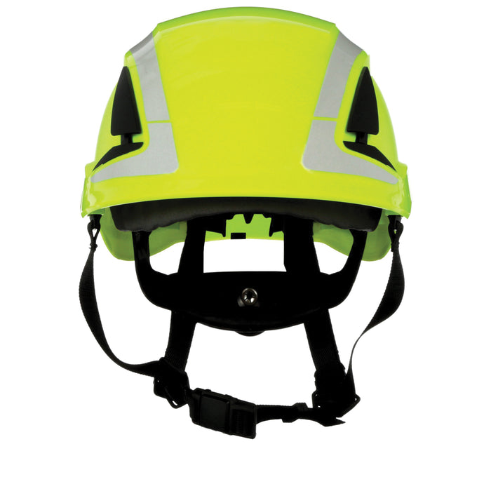 3M X5014X-ANSI 3M SecureFit X5000 Series Safety Helmet X5014X-ANSI Green with Scotchlite Reflective Material 4/Case 3M 7100175561