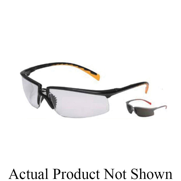 Glasses 3M 12264-00000-20 Privo Protective Eyewear 1226 indoor/Outdoor Mirror Lens Black Frame