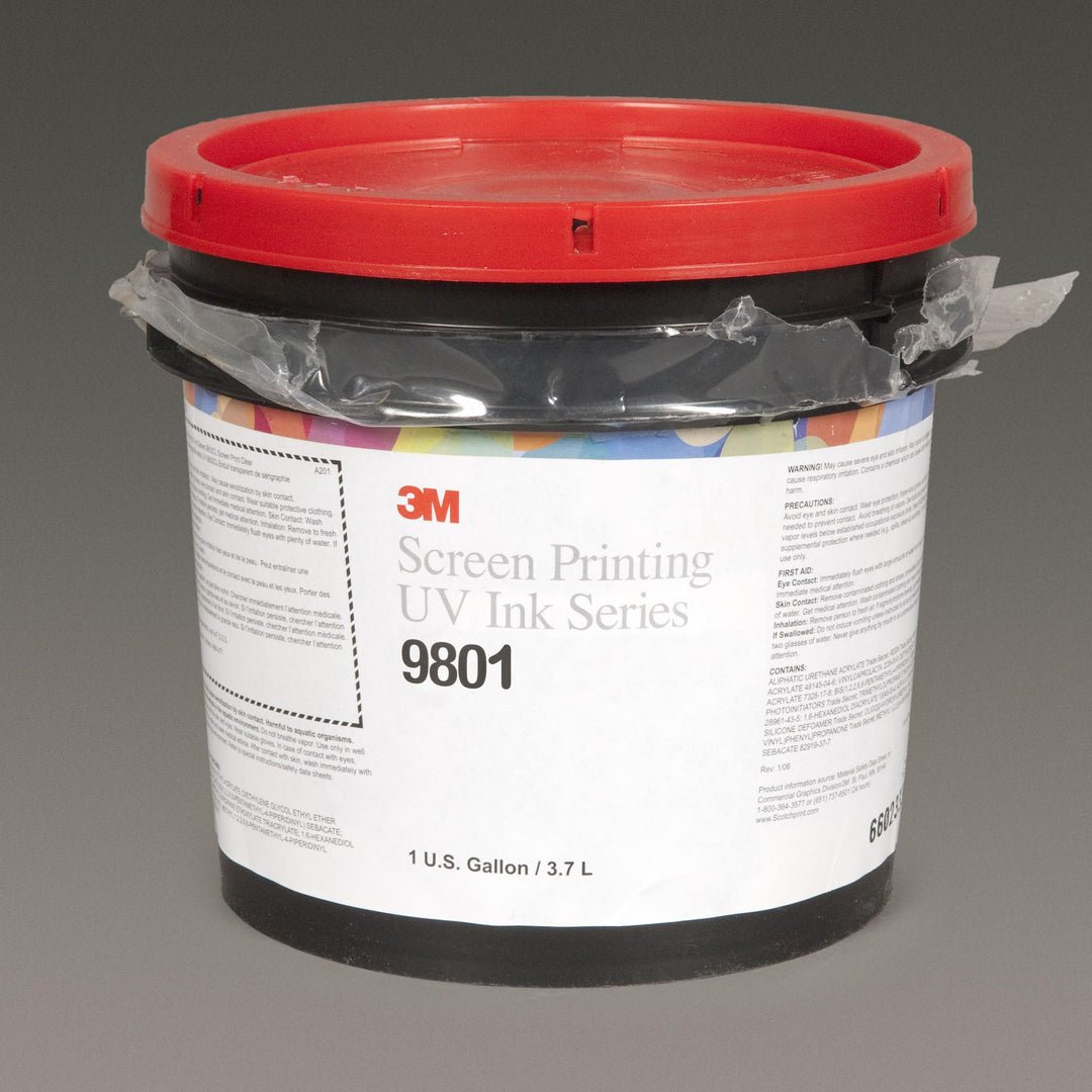 3M 9801THIN Screen Printing UV Ink 9801 thinner 1 gallon (3.79 L)