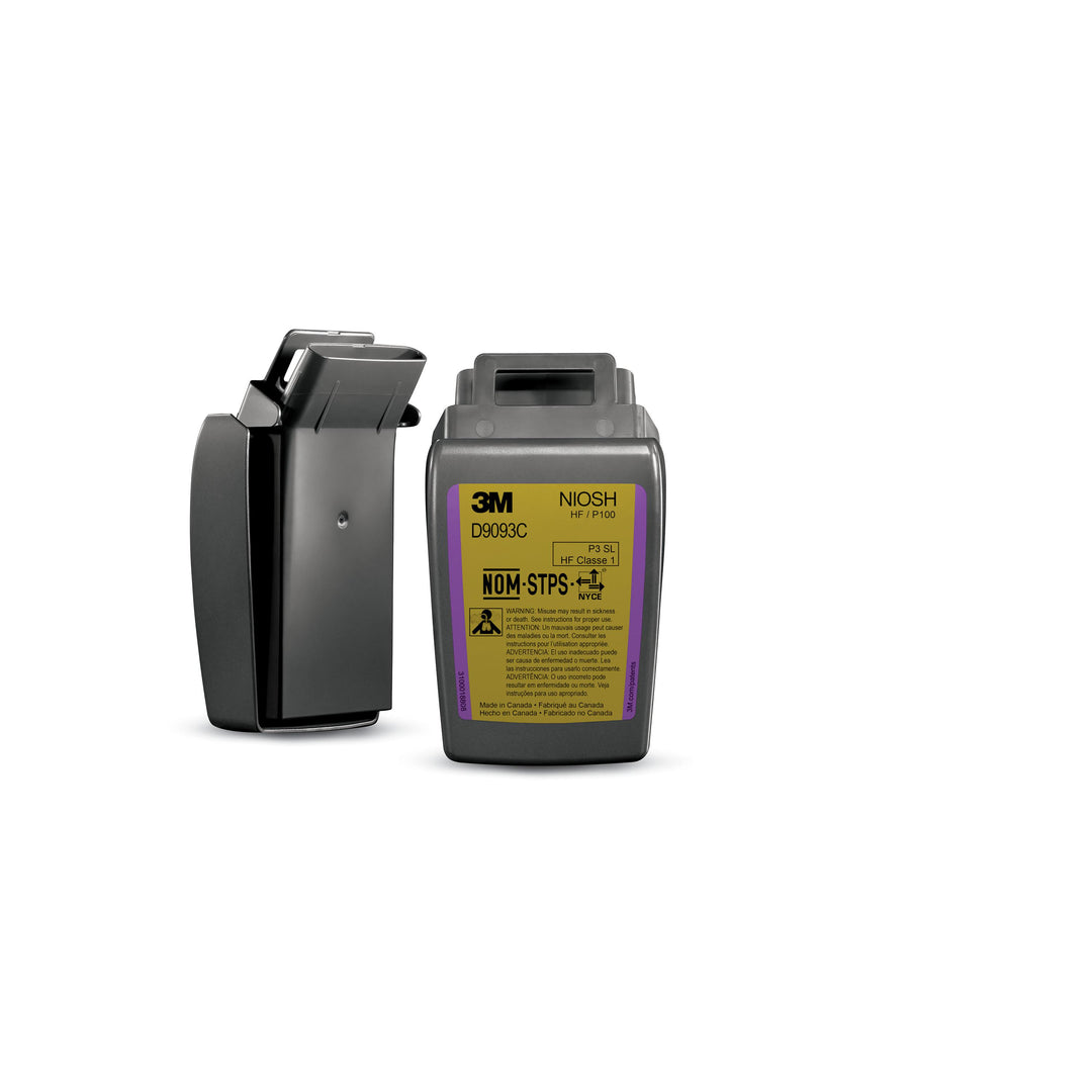 3M D9093CB 3M Secure Click Hard Case P100 Particulate Filter D9093CB with Nuisance Level Acid Gas Relief 144/Case 3M 7100206896