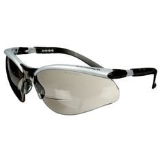 Glasses 3M 11377-00000-20 Bx Reader Protective Eyewear 11377 Grey Lens Silver Frame +1.5 Dioptre