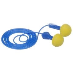 Corded Ear Plugs 3M 311-1114 E-A-R Express Pod Plugs Corded Earplugs Yellow/Blue