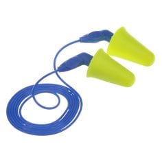 Corded Ear Plugs 3M 318-4001 E-A-R Push-ins Softouch Corded Earplugs Yellow/Blue