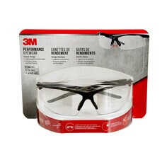 3M 47070H1-DC 3M Performance Eyewear 47070H1-DC Classic Design Black & Grey Frame Clear Anti-fog Lens 4/Case 3M 7100166606