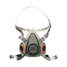 Half Face Respirator 3M 6200 Half Facepiece Reusable Respirator (Medium)