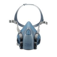 Half Face Respirator 3M 7502 Half Facepiece Reusable Respirator (Medium)