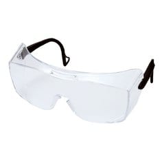Glasses 3M 12166-00000-20 Ox Protective Eyewear 2000 1216 Clear Anti-Fog Lens Black Temple