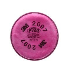 Pancake Filters 3M 2097 P100 Particulate Filter 2097 Filter Pair with nuisance level organic vapour relief