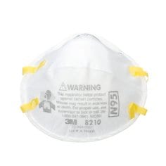 Disposable Respirators 3M VP8210-2 N95 Particulate Respirator Filter Facemask 8210 (Vending machine packs)