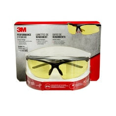 3M 47072H1-DC 3M Performance Eyewear 47072H1-DC Classic Design Black & Grey Frame Yellow Anti-fog Lens 4/Case 3M 7100166620