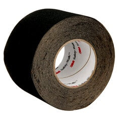 Safety Tapes 3M F-610-BLK-4X60 Slip-Resistant General Purpose Tape 610 Black (4 Inch x 60 ft)