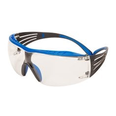 3M SF401XSGAF-BLU 3M SecureFit Protective Eyewear 400 Series, SF401XSGAF-BLU, Clear Scotchgard Anti-fog lens, Blue/Grey 3M SF401XSGAF-BLU