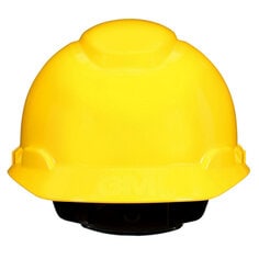 3M H-702SFR-UV 3M SecureFit Hard Hat H-702SFR-UV Yellow 4-Point Pressure Diffusion Ratchet Suspension with UVicator 20/Case 3M 7100239985