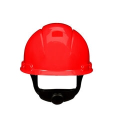 3M H-705SFR-UV 3M SecureFit Hard Hat H-705FR-UV Red 4-Point Pressure Diffusion Ratchet Suspension with Uvicator 20/Case 3M 7100240004