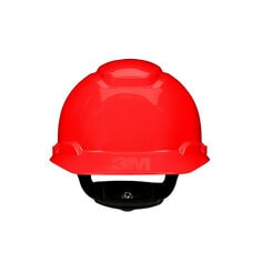3M H-705SFV-UV 3M SecureFit Hard Hat H-705SFV-UV Red Vented 4-Point Pressure Diffusion Ratchet Suspension with Uvicator 20/Case 3M 7100240007