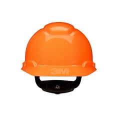 3M H-706SFR-UV 3M SecureFit Hard Hat H-706SFR-UV Orange 4-Point Pressure Diffusion Ratchet Suspension with UVicator 20/Case 3M 7100239998